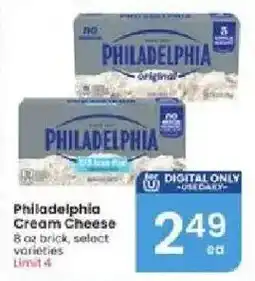 Albertsons Philadelphia cream cheese offer