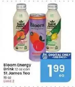 Albertsons Bloom Energy Drink offer