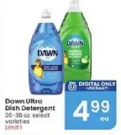 Albertsons Dawn Ultra Dish Detergent offer