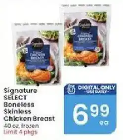 Albertsons Signature Select Boneless Skinless Chicken Breast offer