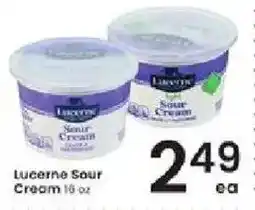 Albertsons Lucerne Sour Cream offer