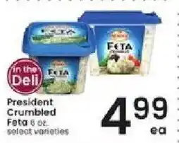 Albertsons President Crumbled Feta offer