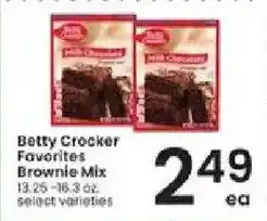 Albertsons Betty Crocker Favorites Brownie Mix offer