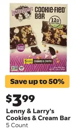Grocery Outlet Lenny & Larry's Cookies & Cream Bar offer