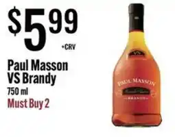 Jons International Paul Masson Vs Brandy offer