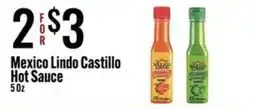 Jons International Mexico Lindo Castillo Hot Sauce offer