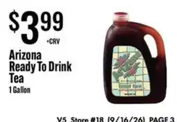 Jons International Arizona Ready To Drink Tea offer