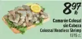 Fiesta Mart Colossal Headless Shrimp offer