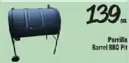 Fiesta Mart Parrilla Barrel BBQ Pit offer