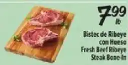 Fiesta Mart Fresh Beef Ribeye Steak Bone-In offer