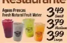 Fiesta Mart Aguas Frescas Fresh Natural Fruit Water offer