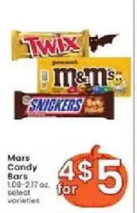Albertsons Mars Candy Bars offer