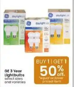 Albertsons Ge lightbulbs offer