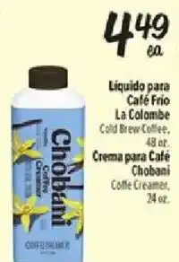 Fiesta Mart Chobani Coffee Creamer offer