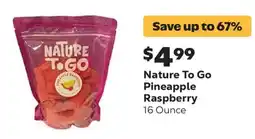 Grocery Outlet Nature To Go Pineapple Raspberry offer