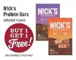 Lowes Foods Nick's Protein Bars offer
