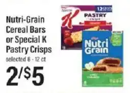 Lowes Foods Nutri-Grain Cereal Bars or Special K Pastry Crisps offer