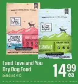Lowes Foods I and Love and You Dry Dog Food offer