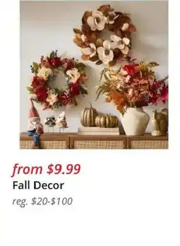 JC Penney Fall Decor offer