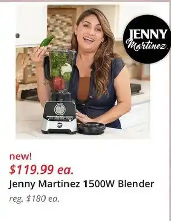 Jenny Martinez 1500W Blender