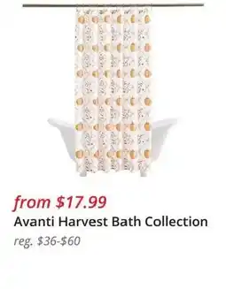 JC Penney Avanti Harvest Bath Collection offer