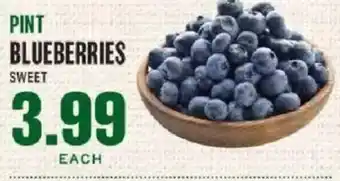 Pint blueberries