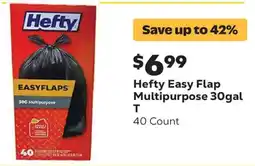 Grocery Outlet Hefty Easy Flap Multipurpose offer