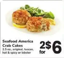 Safeway Seafood America Crab Cakes offer