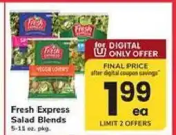 Safeway Fresh Express Salad Blends offer