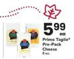 Safeway Primo Taglio Pre-Pack Cheese offer