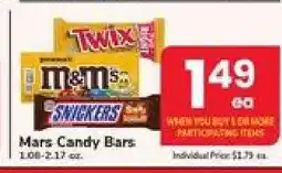 Safeway Mars Candy Bars offer