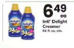 Safeway Intl' Delight Creamer offer