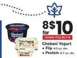 Safeway Chobani Yogurt offer