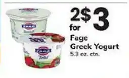 Safeway Fage Greek Yogurt offer