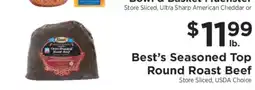 ShopRite Best's Seasoned Top Round Roast Beef offer