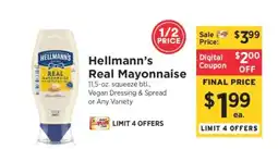 ShopRite Hellmann's Real Mayonnaise offer