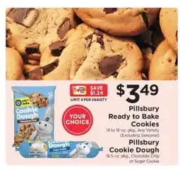 ShopRite Pillsbury Ready to Bake Cookies offer