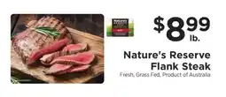 ShopRite Nature's Reserve Flank Steak offer