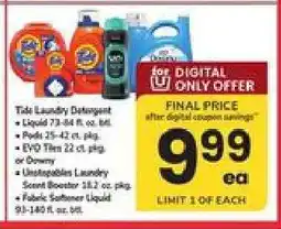 Safeway Tide Laundry Detergent offer