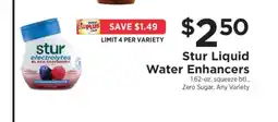 ShopRite Stur Liquid Water Enhancers offer
