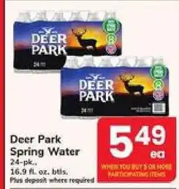 Safeway Deer Park Spring Water offer