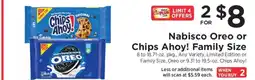 ShopRite Nabisco Oreo or Chips Ahoy! Family Size offer