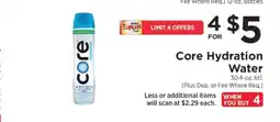 ShopRite Core Hydration Water offer