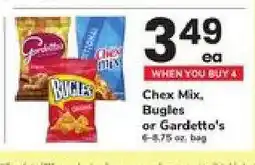 Safeway Chex Mix, Bugles or Gardetto's offer
