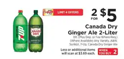 ShopRite Canada Dry Ginger Ale 2- liter offer