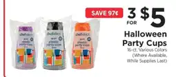 ShopRite Halloween Party Cups offer