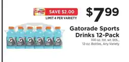 ShopRite Gatorade Sports Drinks 12-Pack offer