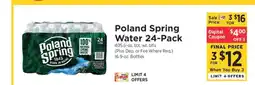 ShopRite Poland Spring Water 24-Pack offer