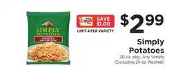 ShopRite Simply Potatoes offer