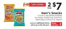 ShopRite Herr's Snacks offer